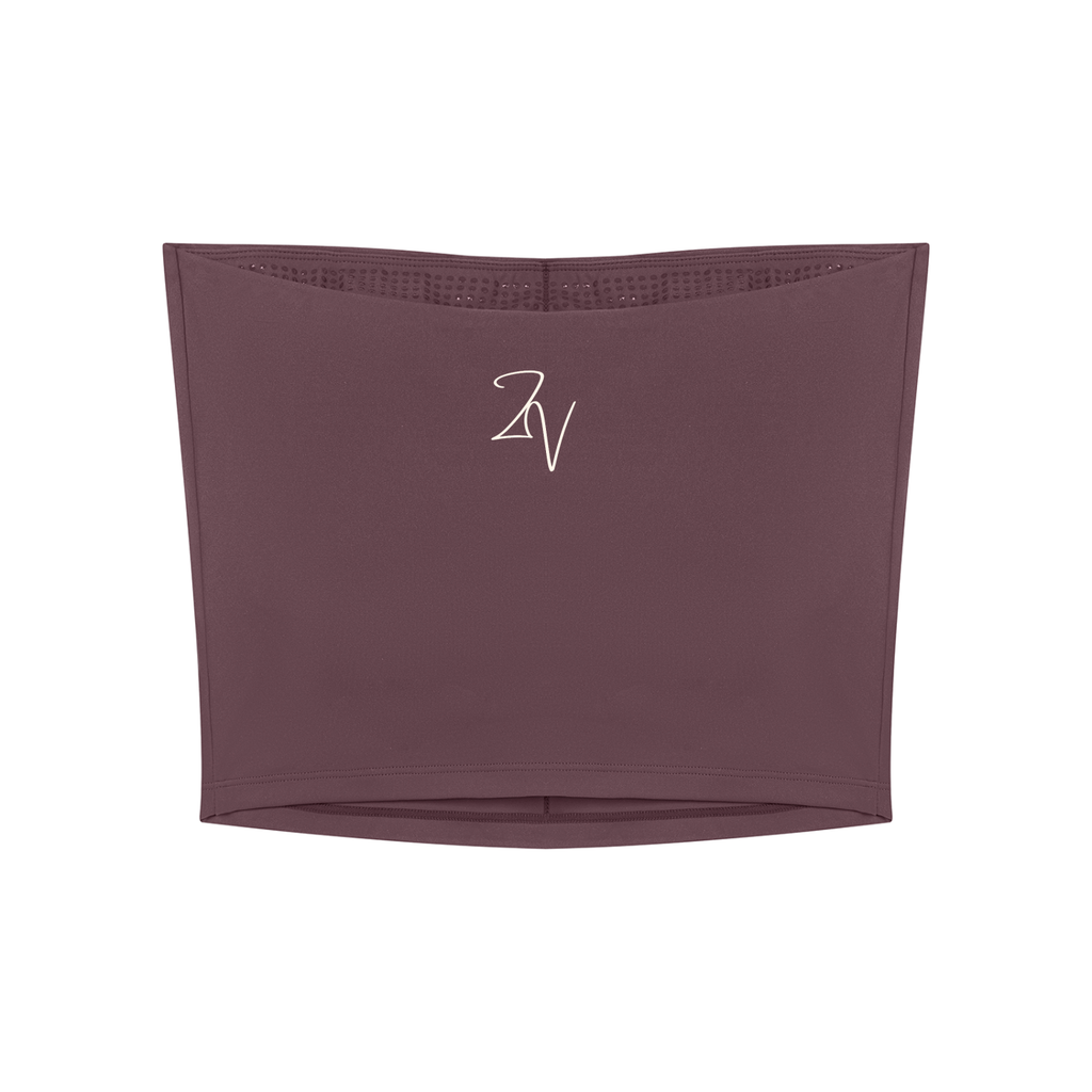 Women's Cropped Tube Top | Built-In Padded Bandeau Top