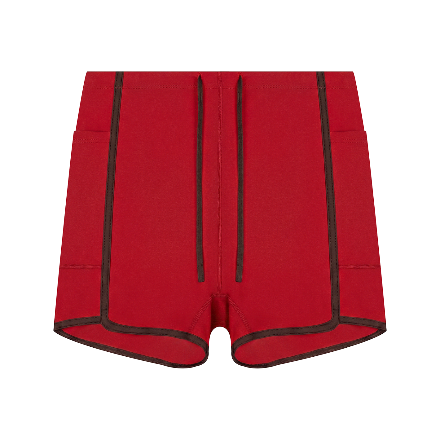 Women's High Rise Color Block Athletic Shorts | Performance Workout Shorts