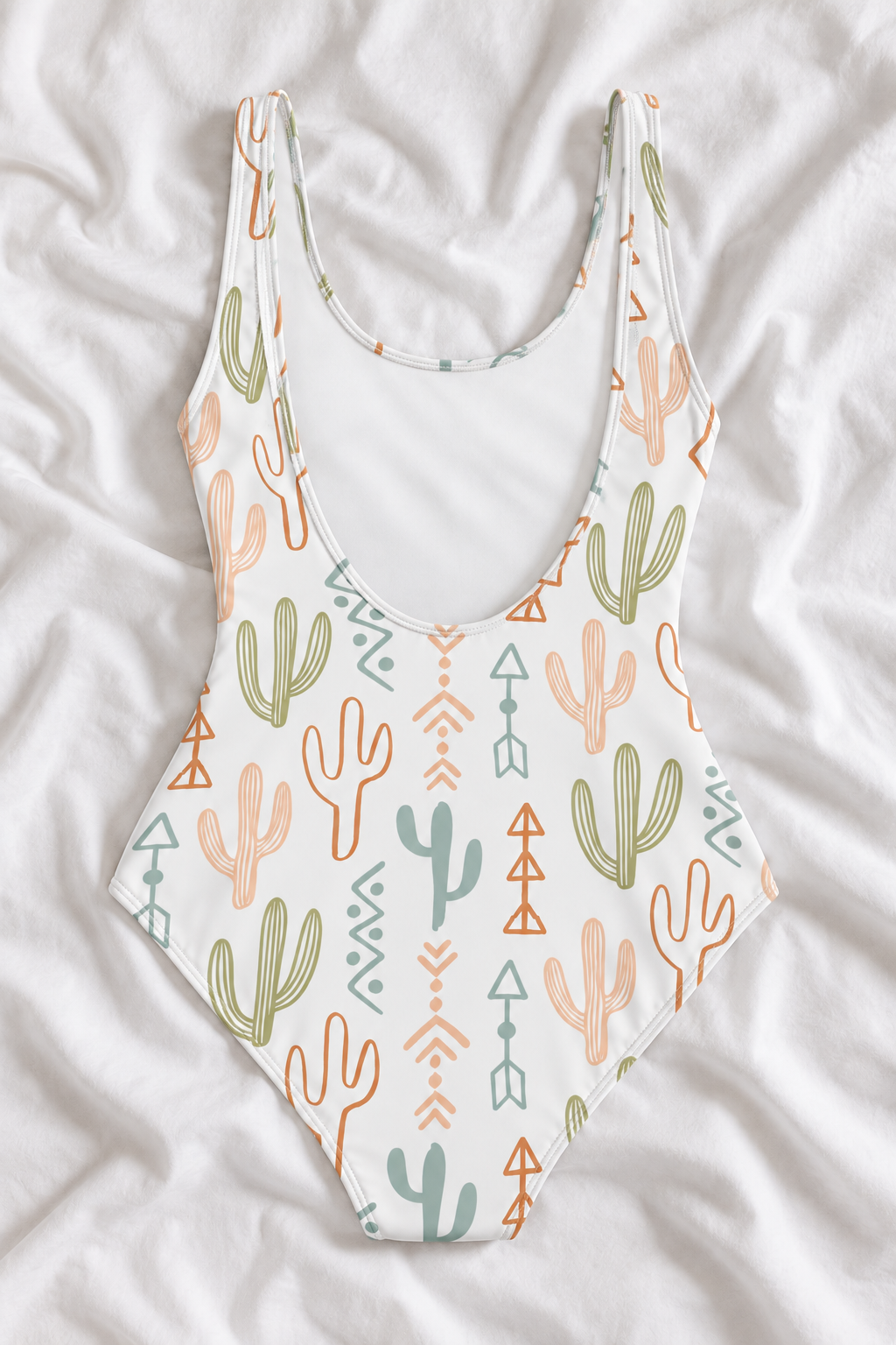 Desert Print One-Piece Swimsuit – Women’s Southwestern Swimwear