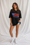 Game Day Vibes Lace Jersey Tee | Women's Football Game Day Shirt