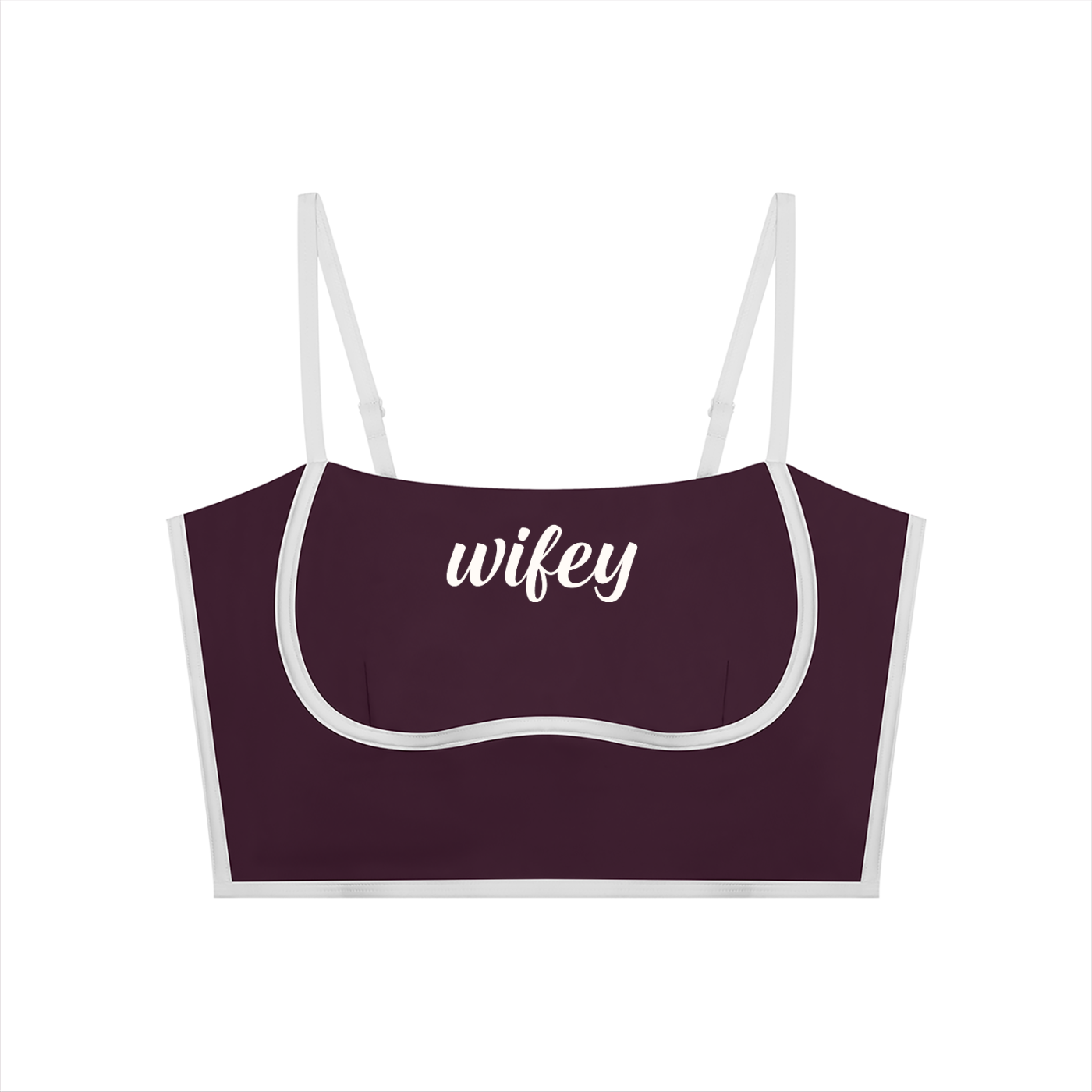 Wifey Women's Padded Sports Bra | Supportive Bridal Activewear