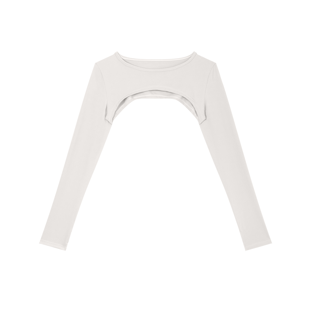 Women's Cutout Long Sleeve Shrug | Lightweight Athletic Performance Cover Up