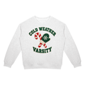 Cold Weather Varsity Unisex Christmas Crewneck Sweatshirt