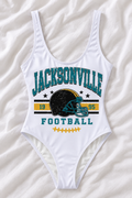 Jacksonville Football One-Piece Swimsuit – Women’s Game Day Swimwear