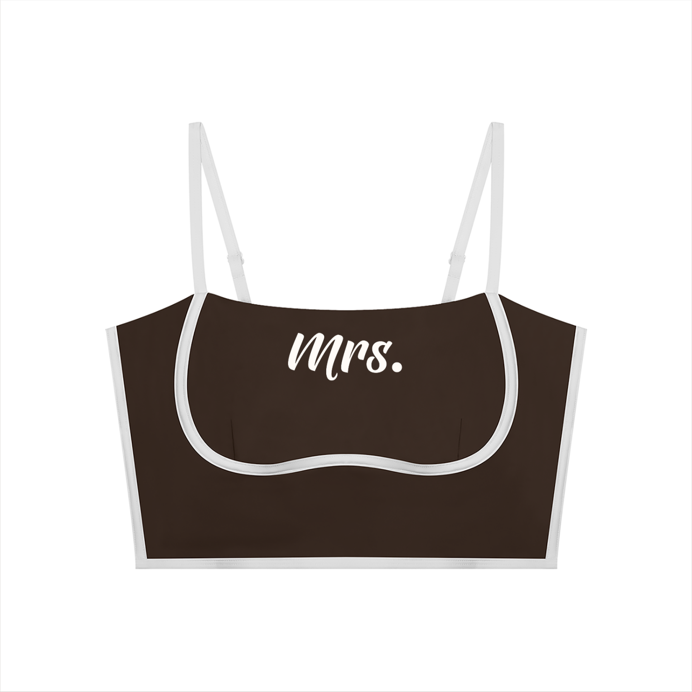 Mrs. Women's Padded Sports Bra | Supportive Bridal Activewear