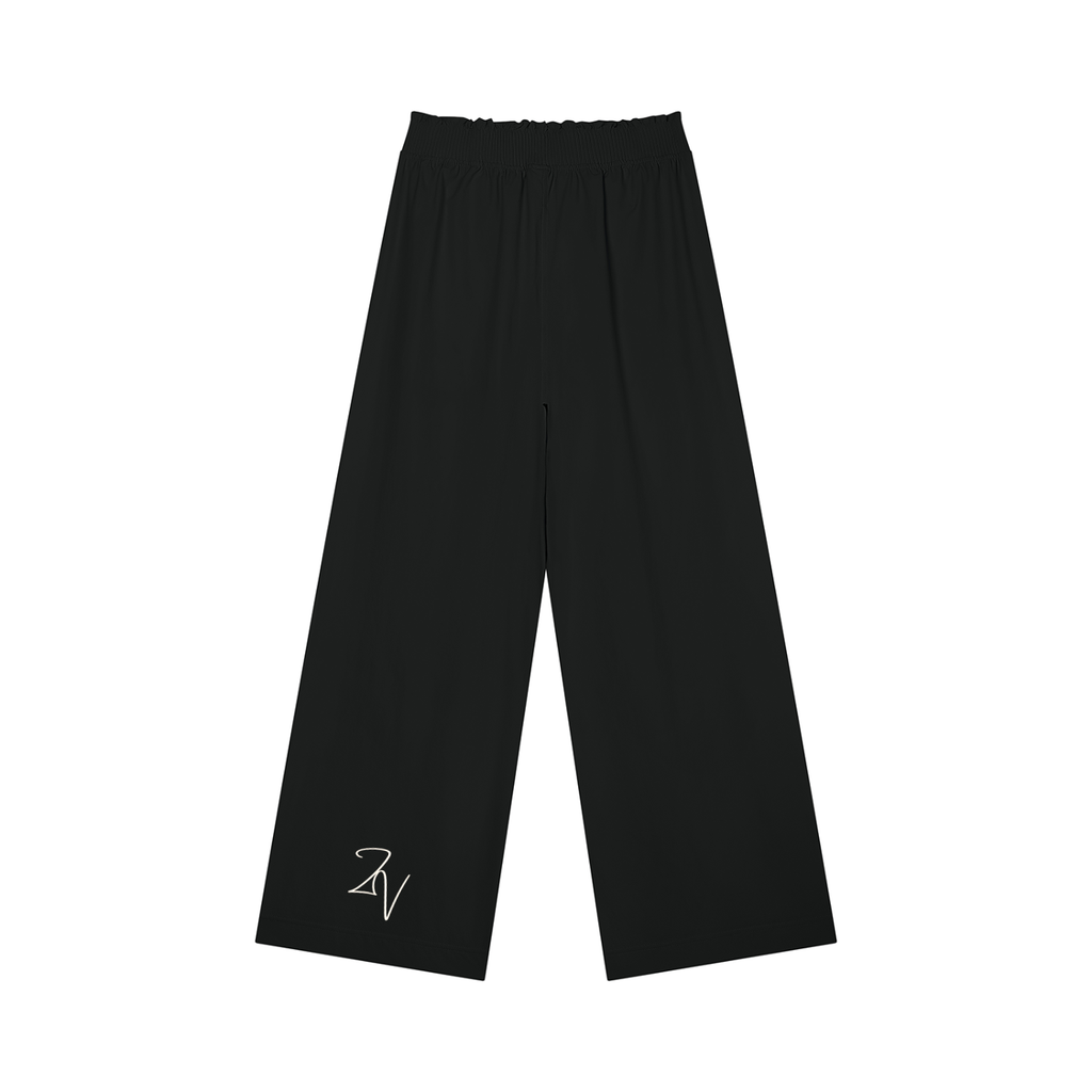 Women's High Rise Wide Leg Pants | Stretch Athleisure Lounge Pants