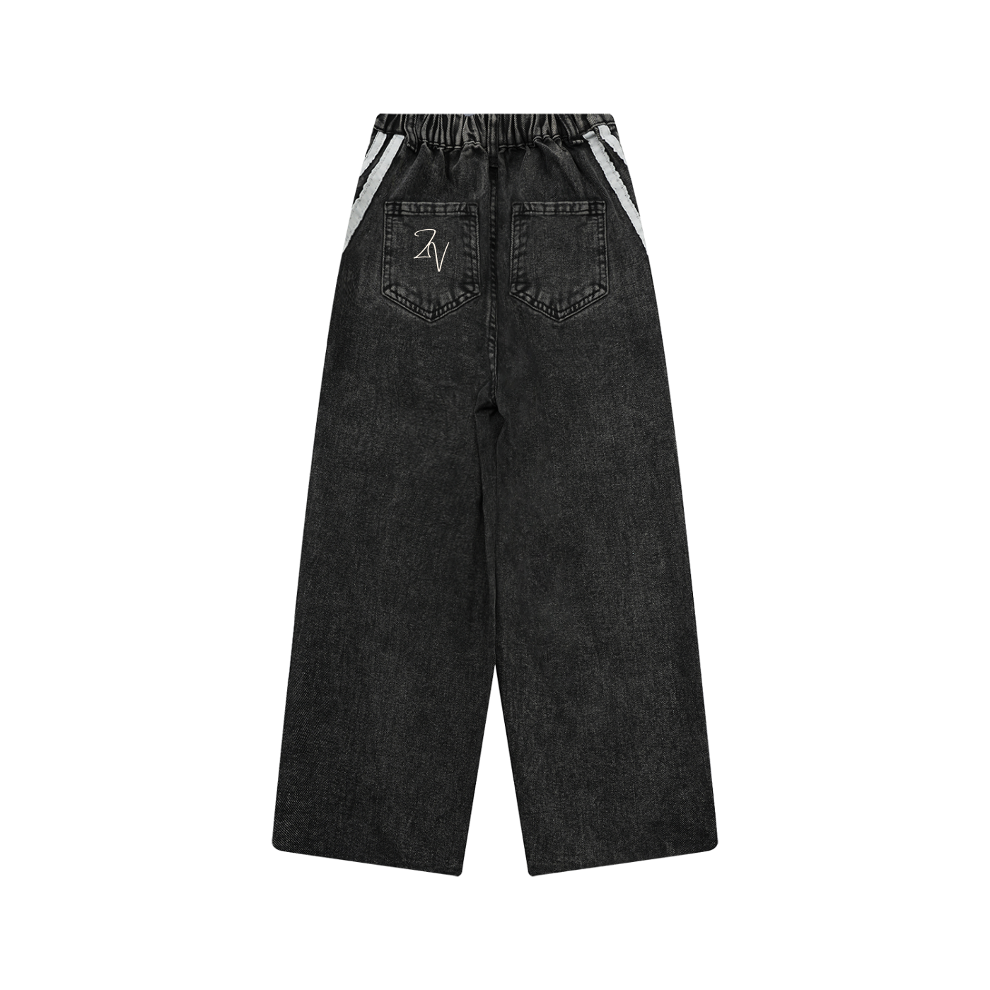 Kids Vintage Wash Side Stripe Jeans | Relaxed Denim Pants