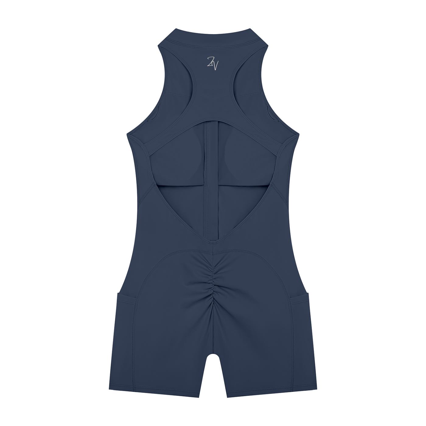 Women's Quarter-Zip Romper | Athletic One-Piece Activewear