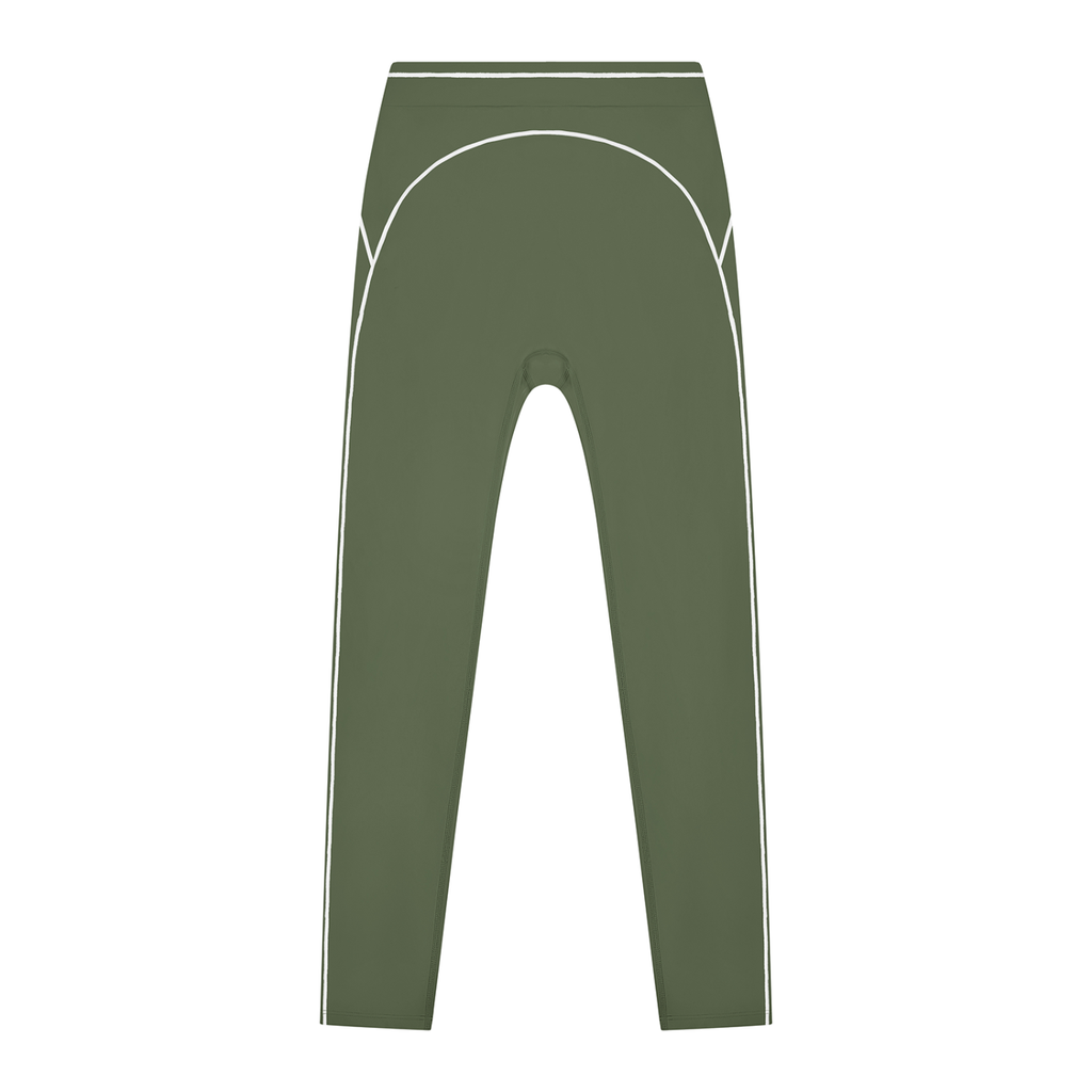 Women's High Rise Topstitch Leggings | Athletic Performance Workout Pants