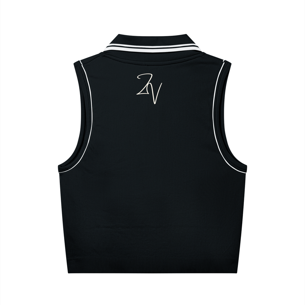 Women's Polo Tank Top | Sleeveless Athletic Performance Shirt