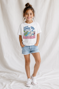 Take Me to Santorini Kids Cotton Tee | Cute Travel Graphic T-Shirt for Toddlers & Youth
