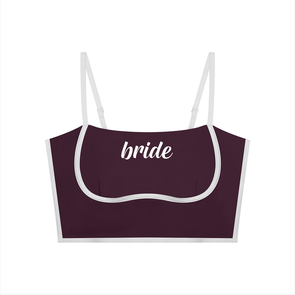 Bride Women's Padded Sports Bra | Supportive Bridal Activewear