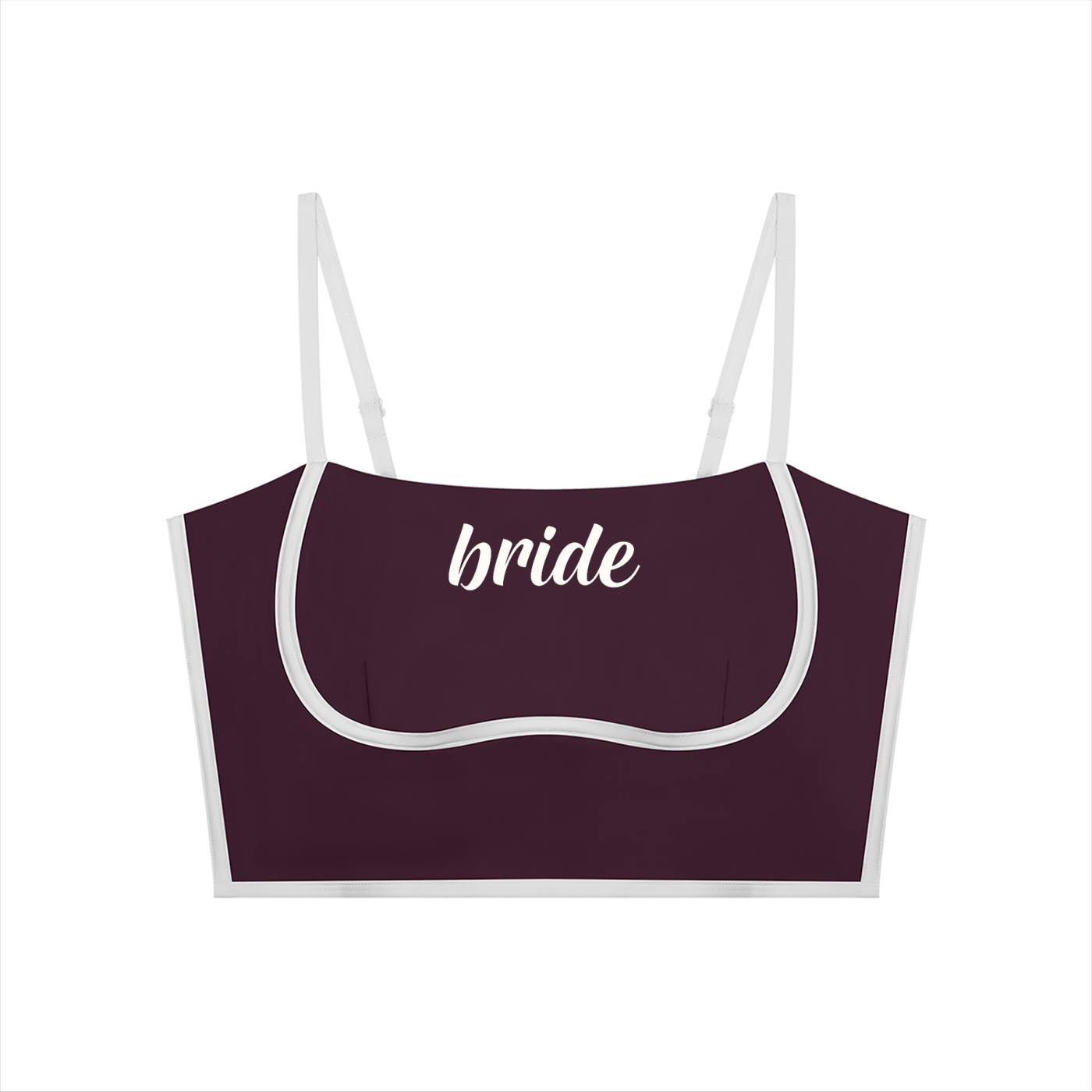 Bride Women's Padded Sports Bra | Supportive Bridal Activewear