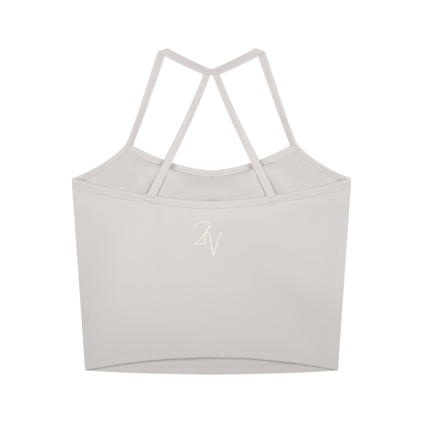 Women's Cross Back Active Crop Tank | Built-In Padded Workout Top