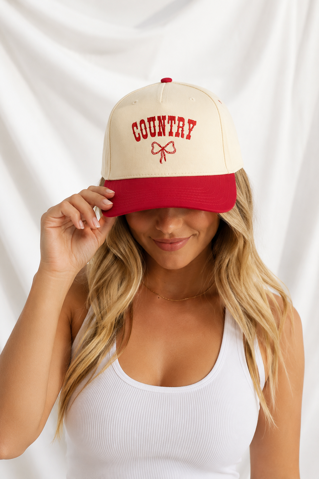 Country Embroidered 5-Panel Cap | Adjustable Mid-Profile Snapback Hat