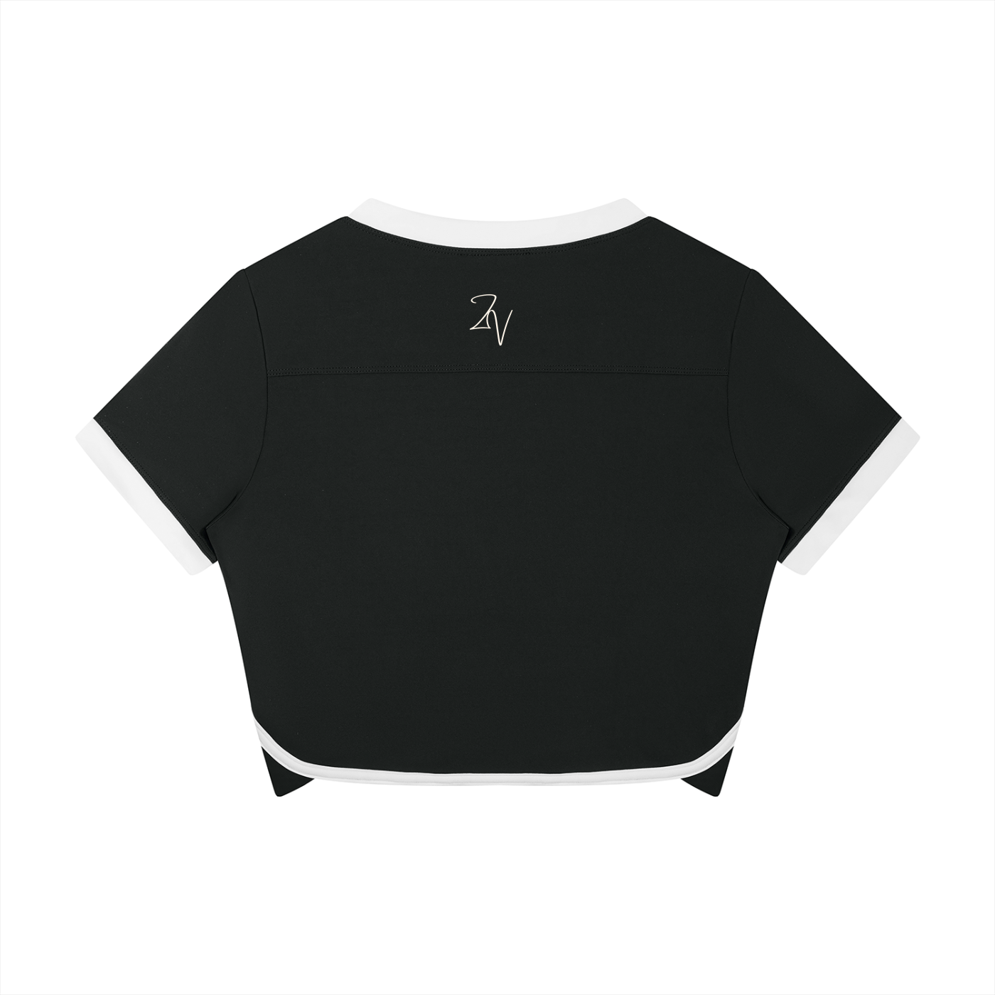 Women's Color Block Performance Crop T-Shirt | Athletic Workout Activewear Top