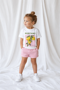 Toddler T-Shirt - Positano Lemon Print (Kids Summer Vacation Tee)