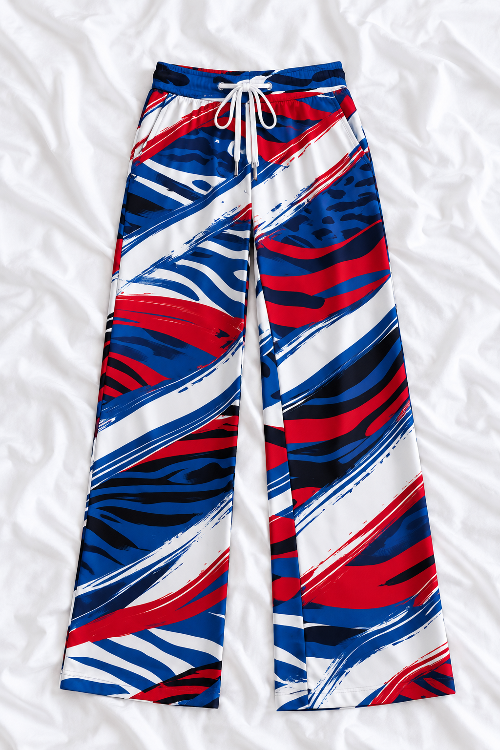 Buffalo Wide Leg Pants, Football Game Day Pants, High Waisted Flare Pants, Women’s Tailgate Outfit
