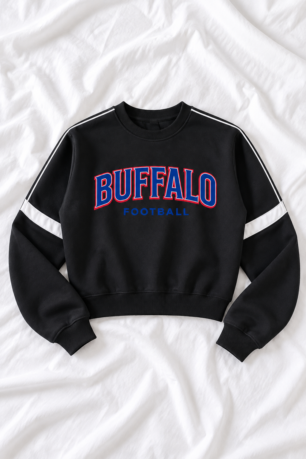 Buffalo Oversized Crewneck Sweatshirt – Women's Football Game Day Pullover