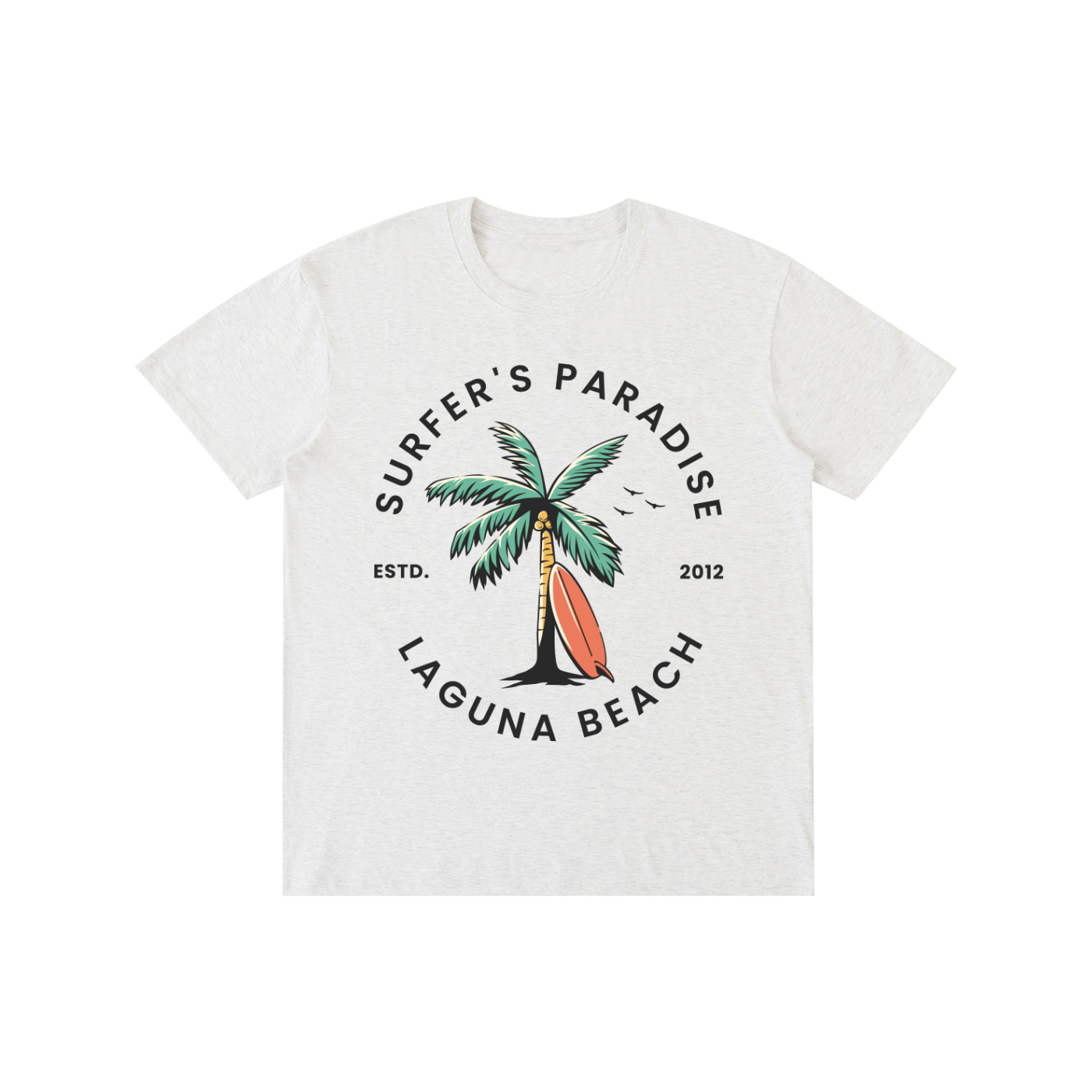 Laguna Beach Surfers Paradise Women's Graphic Tee | 100% Cotton Coastal Beach Shirt