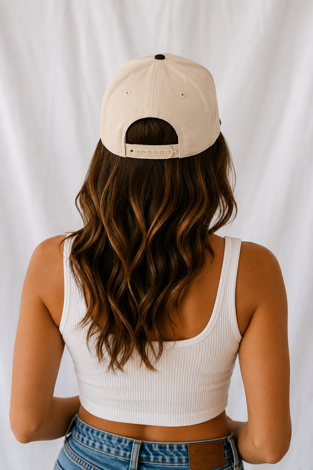 Coastal Cowgirl Embroidered 5-Panel Cap | Adjustable Mid-Profile Snapback Hat