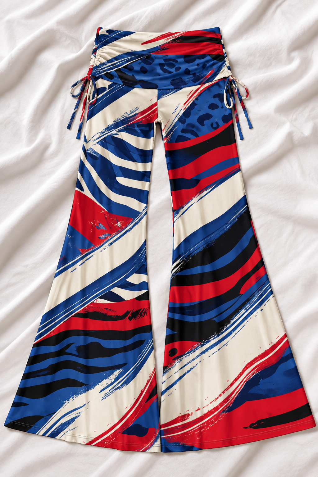 Buffalo Football Game Day Wide Leg Palazzo Pants – Women’s Stretch Pants