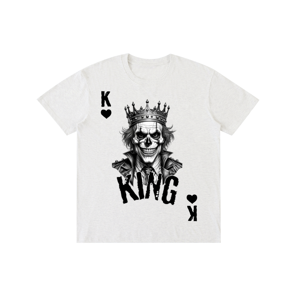 King of Cards Women's Graphic Tee | 100% Cotton Vintage Playing Card Shirt