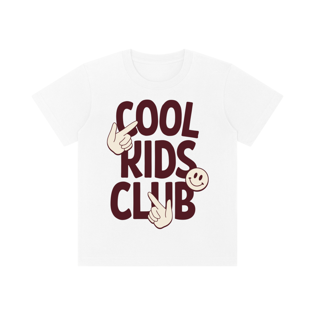 Cool Kids Club Kids Tee | Soft 100% Cotton Graphic T-Shirt