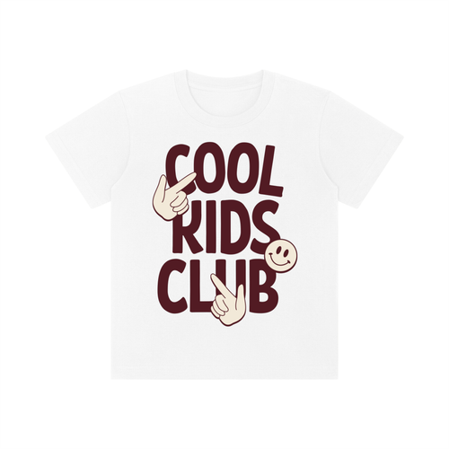 Cool Kids Club Kids Tee | Soft 100% Cotton Graphic T-Shirt