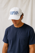 Captain Embroidered 5-Panel Cap | Adjustable Mid-Profile Snapback Hat