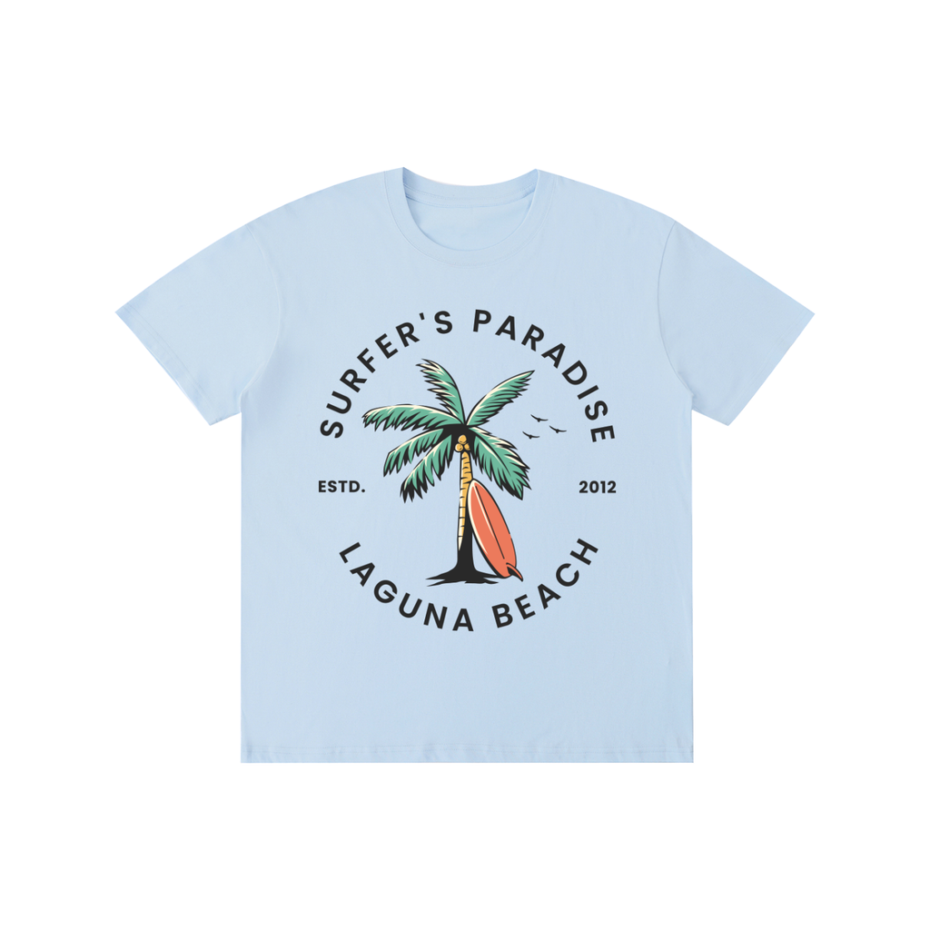 Laguna Beach Surfers Paradise Women's Graphic Tee | 100% Cotton Coastal Beach Shirt