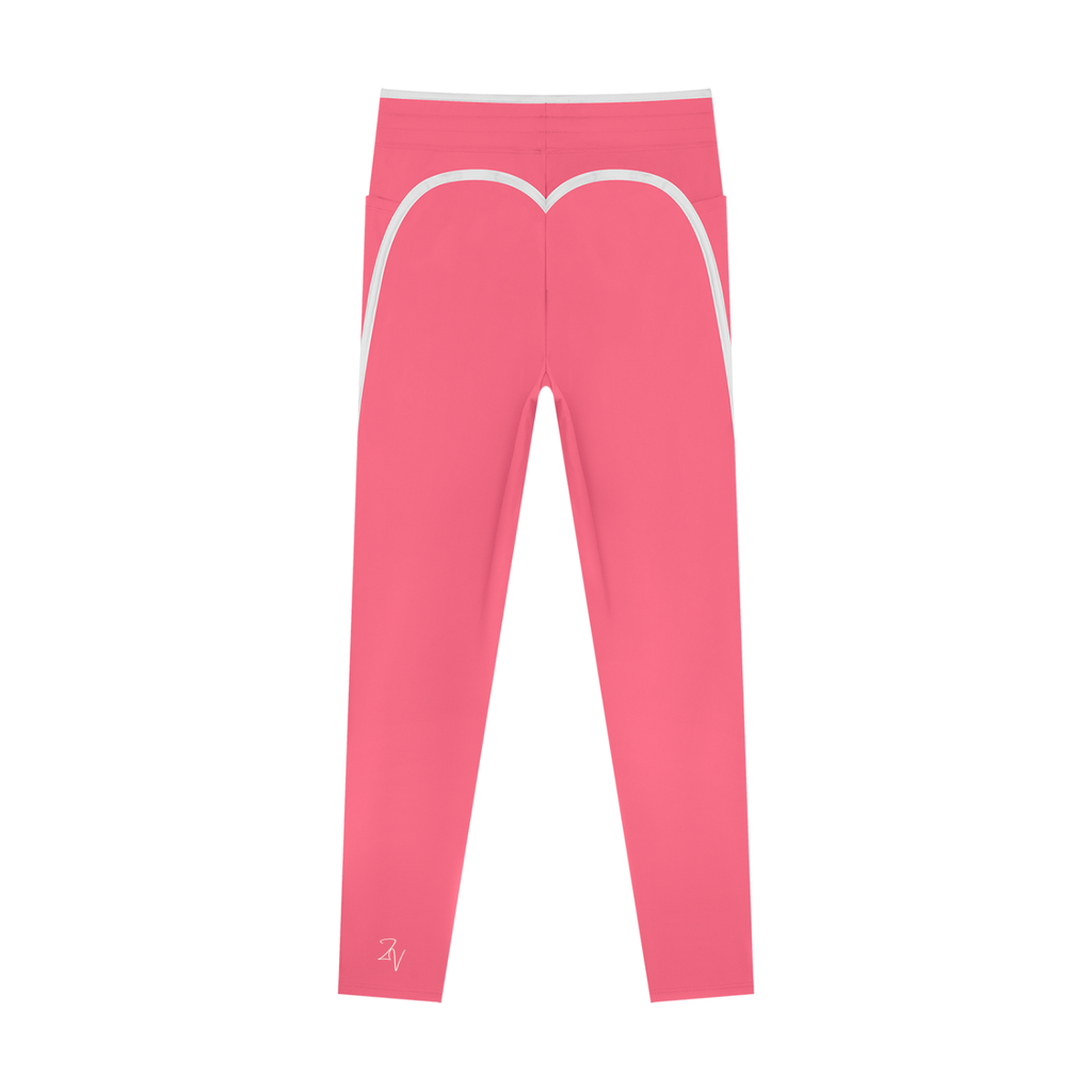 Women's Color Block Yoga Leggings | High-Waisted Athletic Performance Tights
