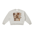 Game Day Kind of Girl Football Sweatshirt – Patchwork Fleece Crewneck