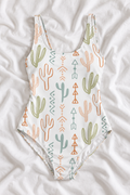 Desert Print One-Piece Swimsuit – Women’s Southwestern Swimwear