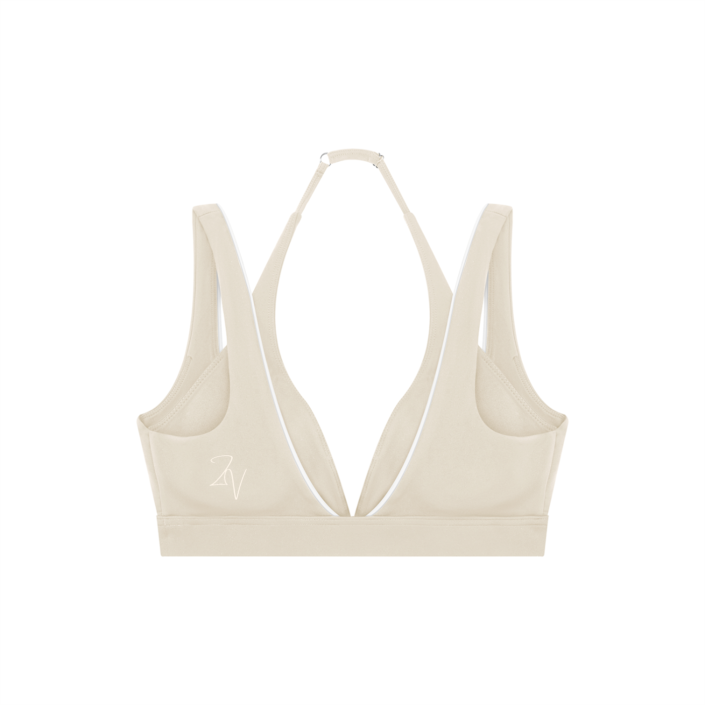 Women's Halter Neck Double Layer Sports Bra | Built-In Padded Athletic Workout Bra