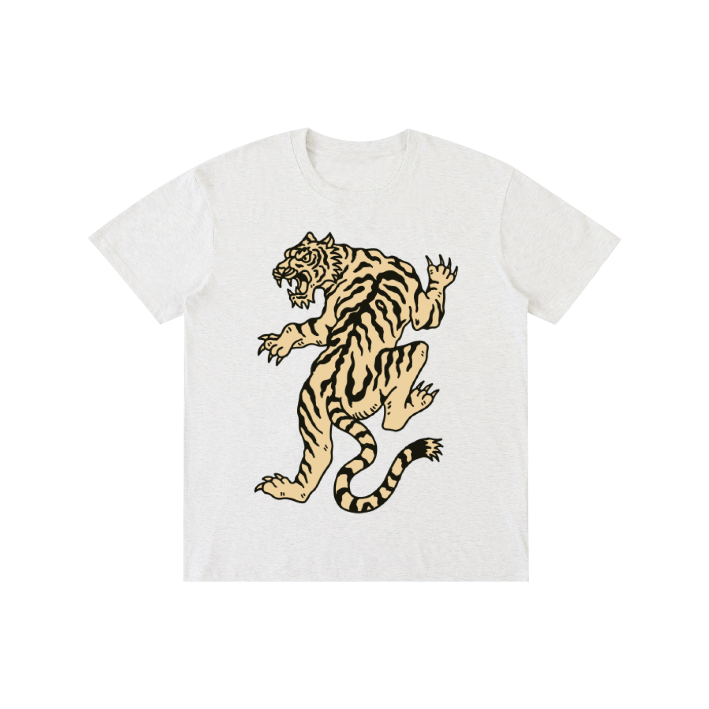 Tiger Women's Graphic Tee | 100% Cotton Wildlife Graphic Shirt